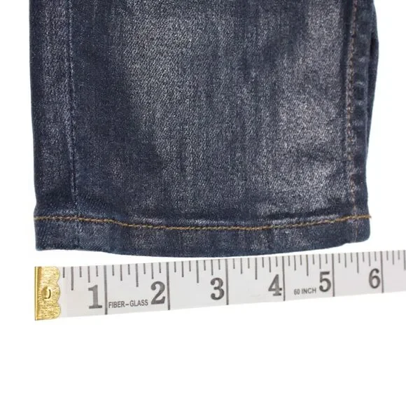Simkhai NWT Coated High Rise Skinny Jeans Size 27 US In Blue Cotton Blend Denim